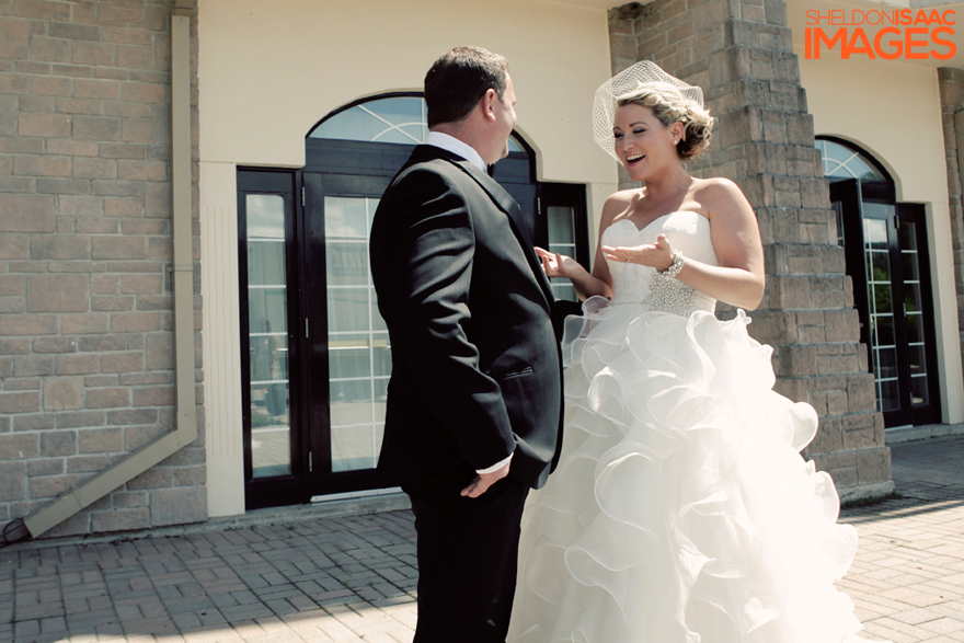 Bride and Groom First Look