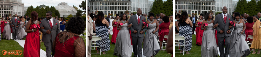 Post ceremony walk down the aisle