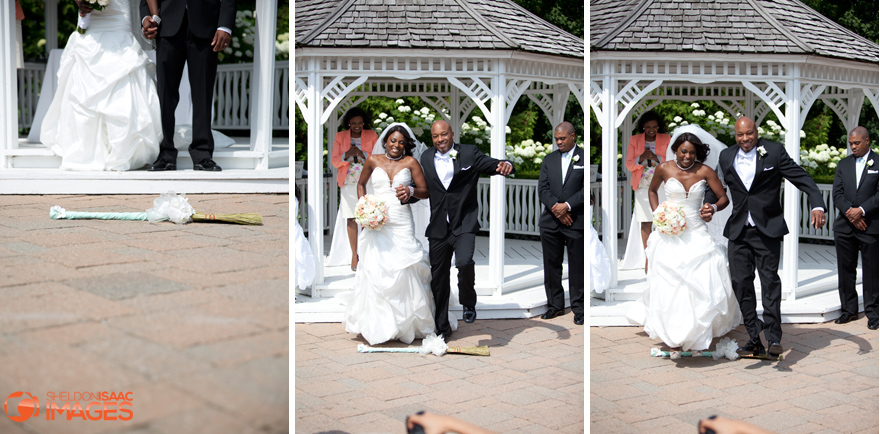 Bride-and-Groom-Jump-The-Broom-Deer-Creek-Golf-Club