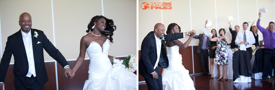 Bride-and-Groom-Reception-Entrance-Deer-Creek-Golf