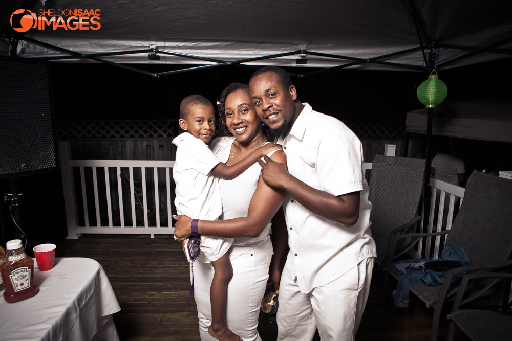 Surviving an All White Dress Code BBQ Party in Pickering Sheldon Isaac Images