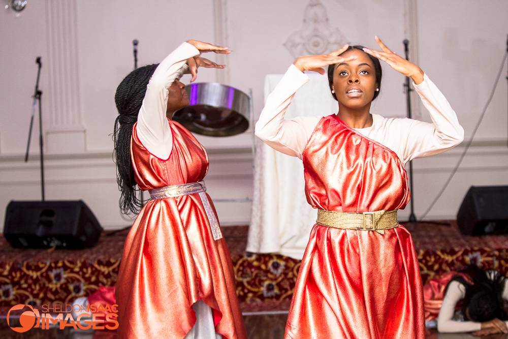 Women dancing at Elite Banquet Hall