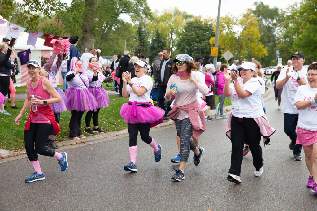 CIBC Run for the Cure ladies running