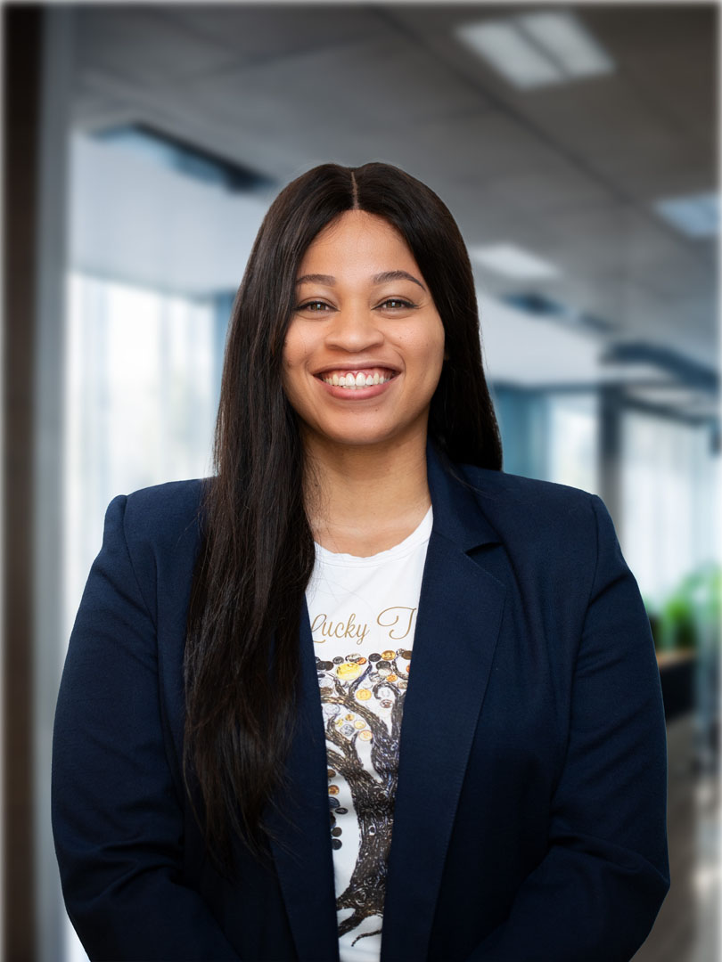 Corporate headshot photographer Toronto - confident studio portrait in an office setting